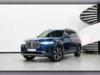 BMW X-Series X7 40i Blue 2020 For Sale in Qatar