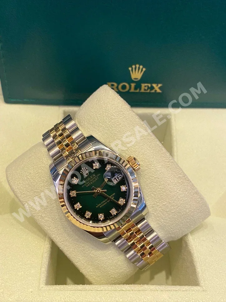 Watches - Rolex  - Analogue Watches  - Green  - Women Watches