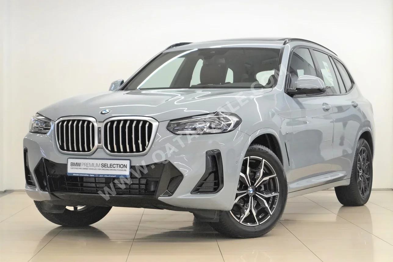 BMW  X-Series  X3  2023  Automatic  6,000 Km  4 Cylinder  Four Wheel Drive (4WD)  SUV  Gray  With Warranty