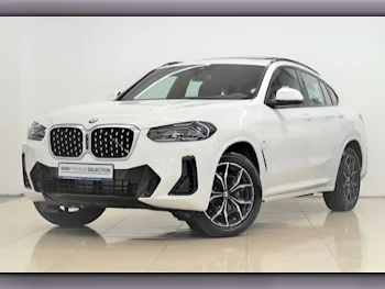 BMW  X-Series  X4  2024  Automatic  6,250 Km  4 Cylinder  Four Wheel Drive (4WD)  SUV  White  With Warranty