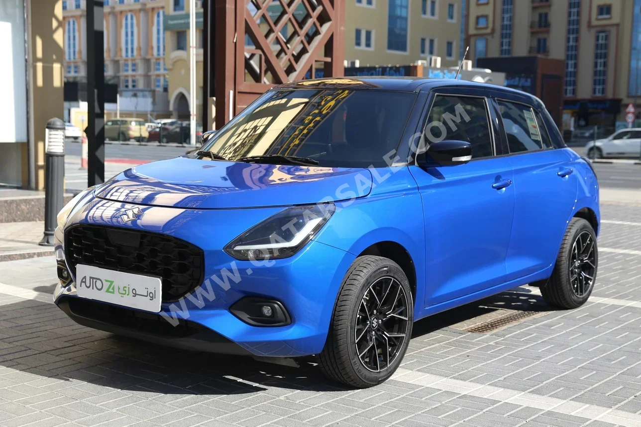 Suzuki  Swift  2025  Automatic  3,250 Km  3 Cylinder  Front Wheel Drive (FWD)  Hatchback  Blue  With Warranty