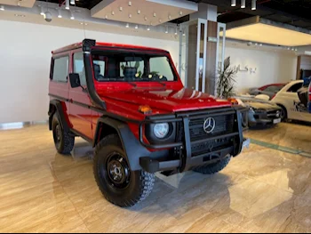 Mercedes-Benz  G-Class  350 d  1988  Manual  110,000 Km  5 Cylinder  Four Wheel Drive (4WD)  SUV  Red