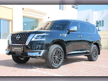 Nissan  Patrol  Platinum  2019  Automatic  169,000 Km  6 Cylinder  Four Wheel Drive (4WD)  SUV  Black