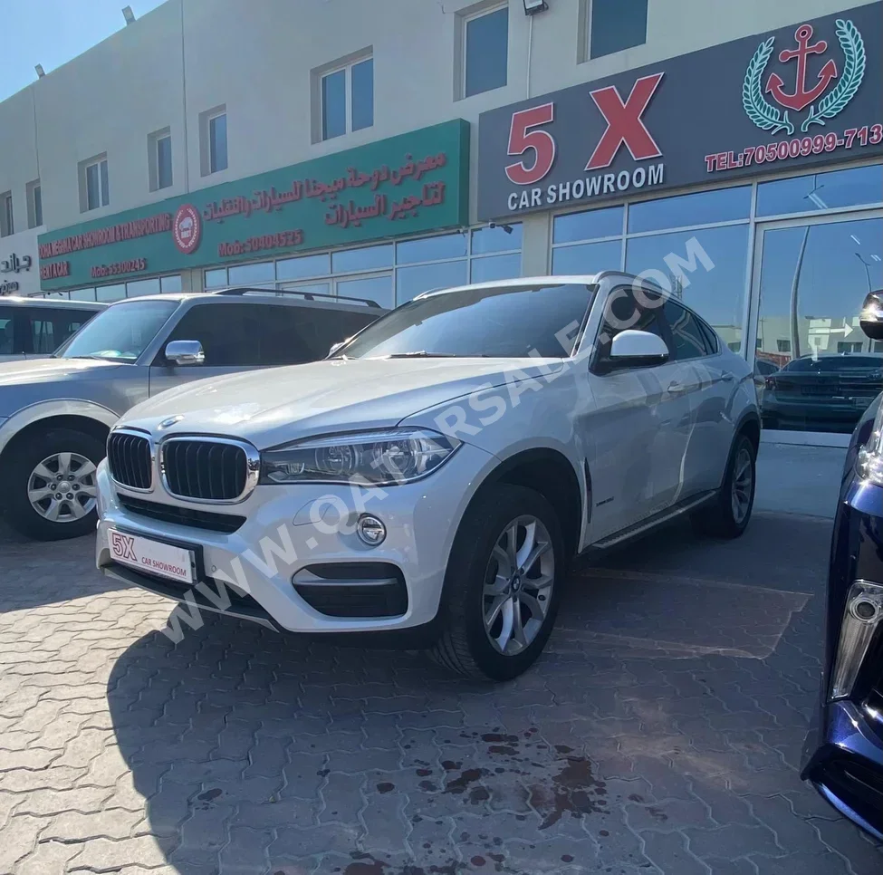 BMW  X-Series  X6  2017  Automatic  75,000 Km  6 Cylinder  Four Wheel Drive (4WD)  SUV  White