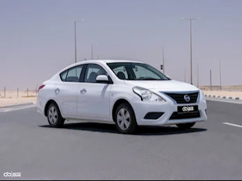 Nissan  Sunny  2020  Automatic  91,000 Km  4 Cylinder  Front Wheel Drive (FWD)  Sedan  White