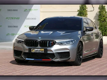 BMW  M-Series  5  2020  Automatic  56,000 Km  8 Cylinder  Rear Wheel Drive (RWD)  Sedan  Gray  With Warranty