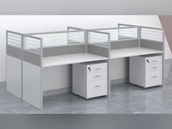 Desks & Computer Desks - Partition Desk  - Merir Furniture  - White