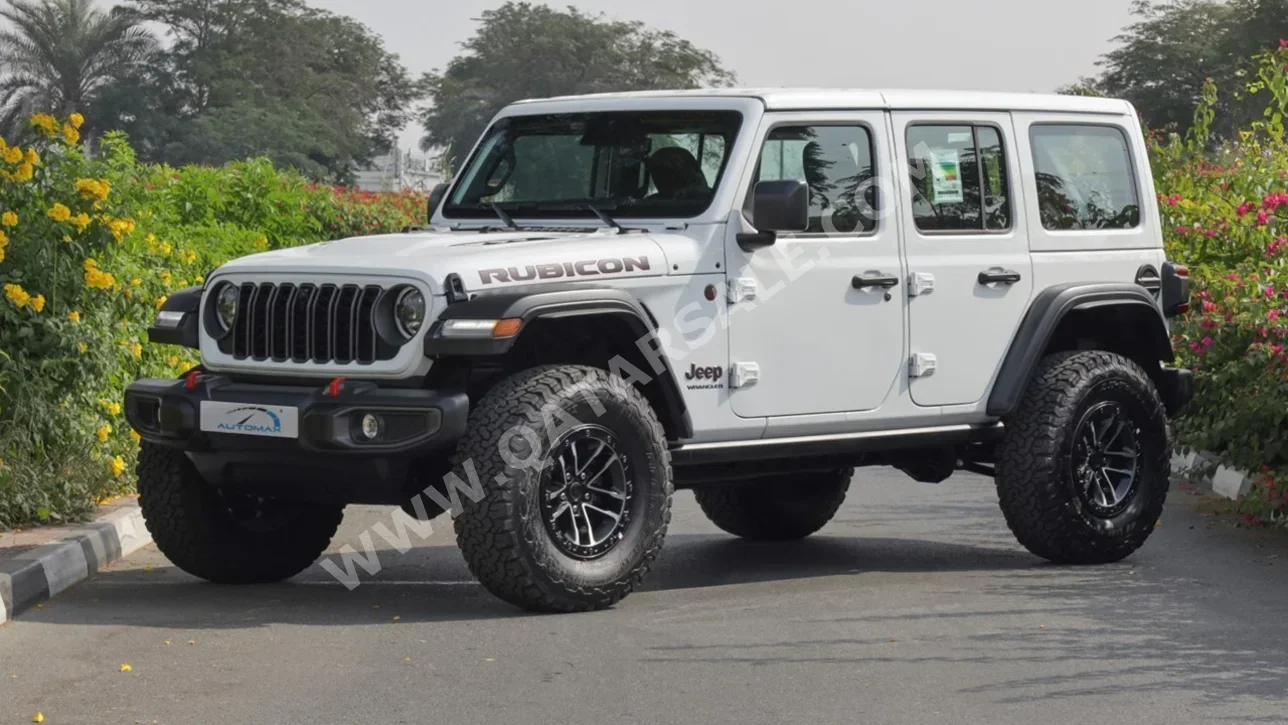 Jeep  Wrangler  Rubicon X  2024  Automatic  0 Km  6 Cylinder  Four Wheel Drive (4WD)  SUV  White  With Warranty