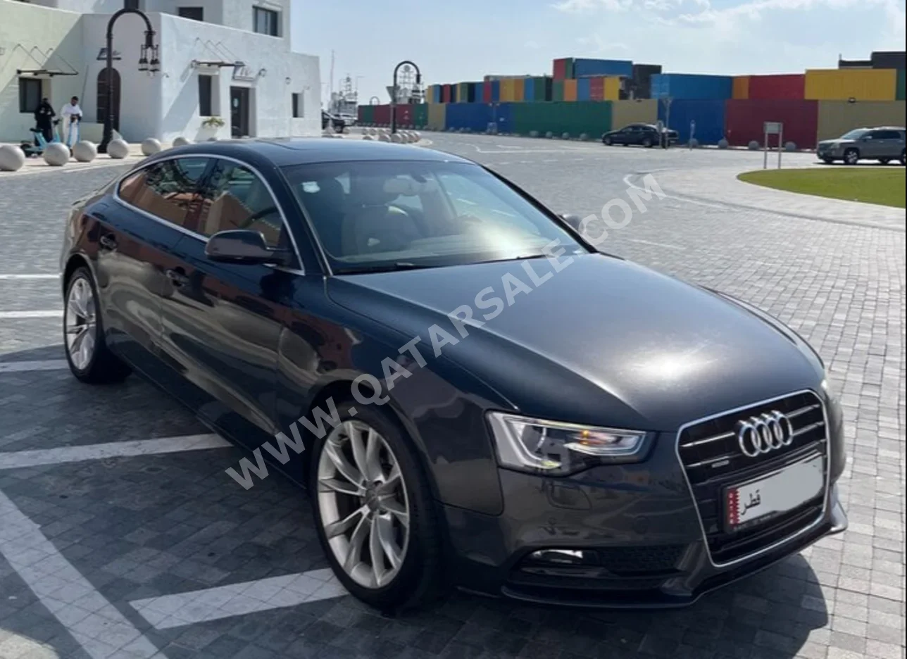 Audi  A5  2.0 T  2015  Automatic  62,000 Km  2 Cylinder  Front Wheel Drive (FWD)  Classic  Black and Gray