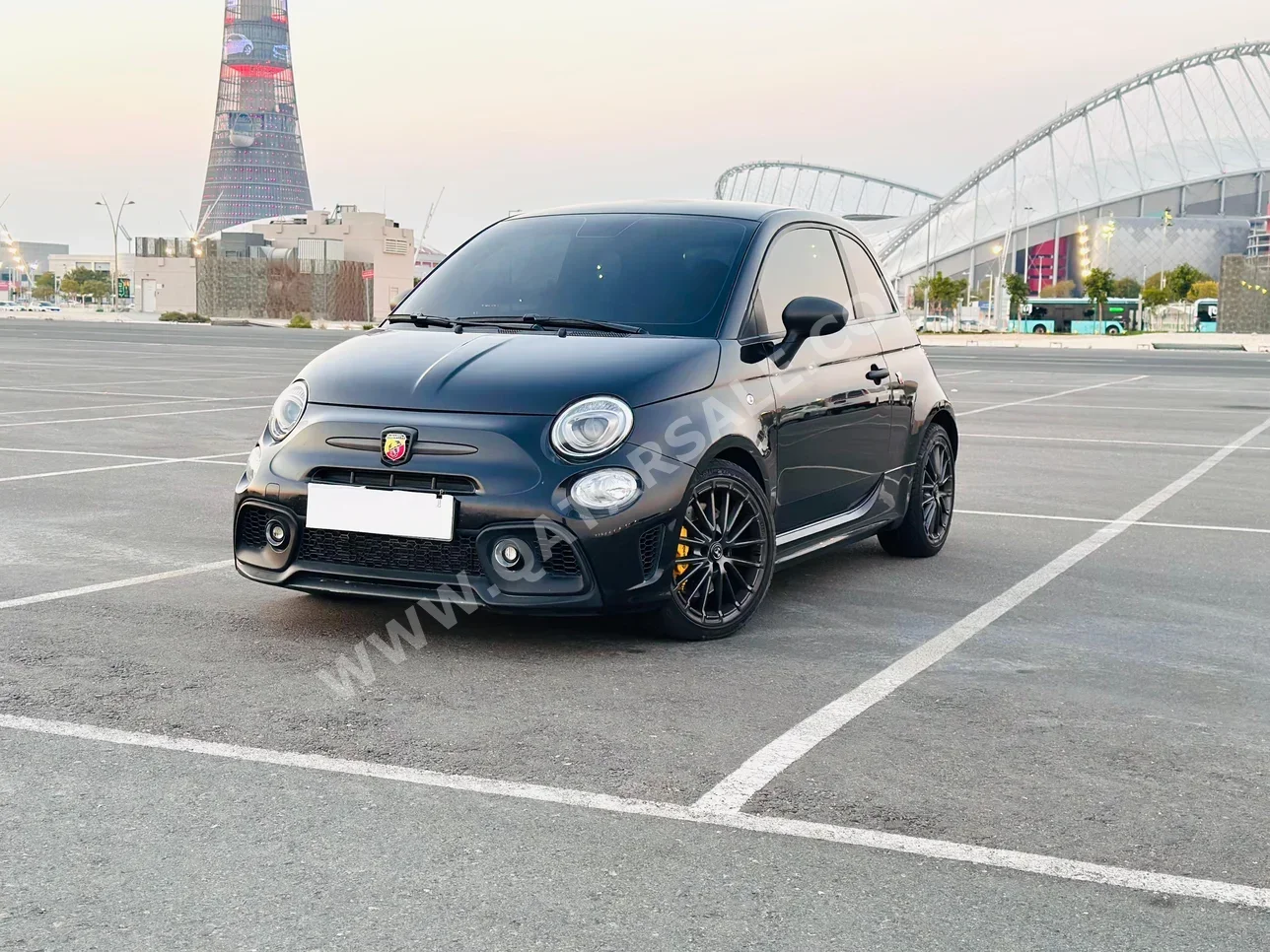 Fiat  695  Abarth  2024  Automatic  26,000 Km  4 Cylinder  Front Wheel Drive (FWD)  Hatchback  Black  With Warranty