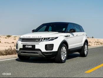 Land Rover  Evoque  2018  Automatic  37,000 Km  4 Cylinder  All Wheel Drive (AWD)  SUV  White  With Warranty