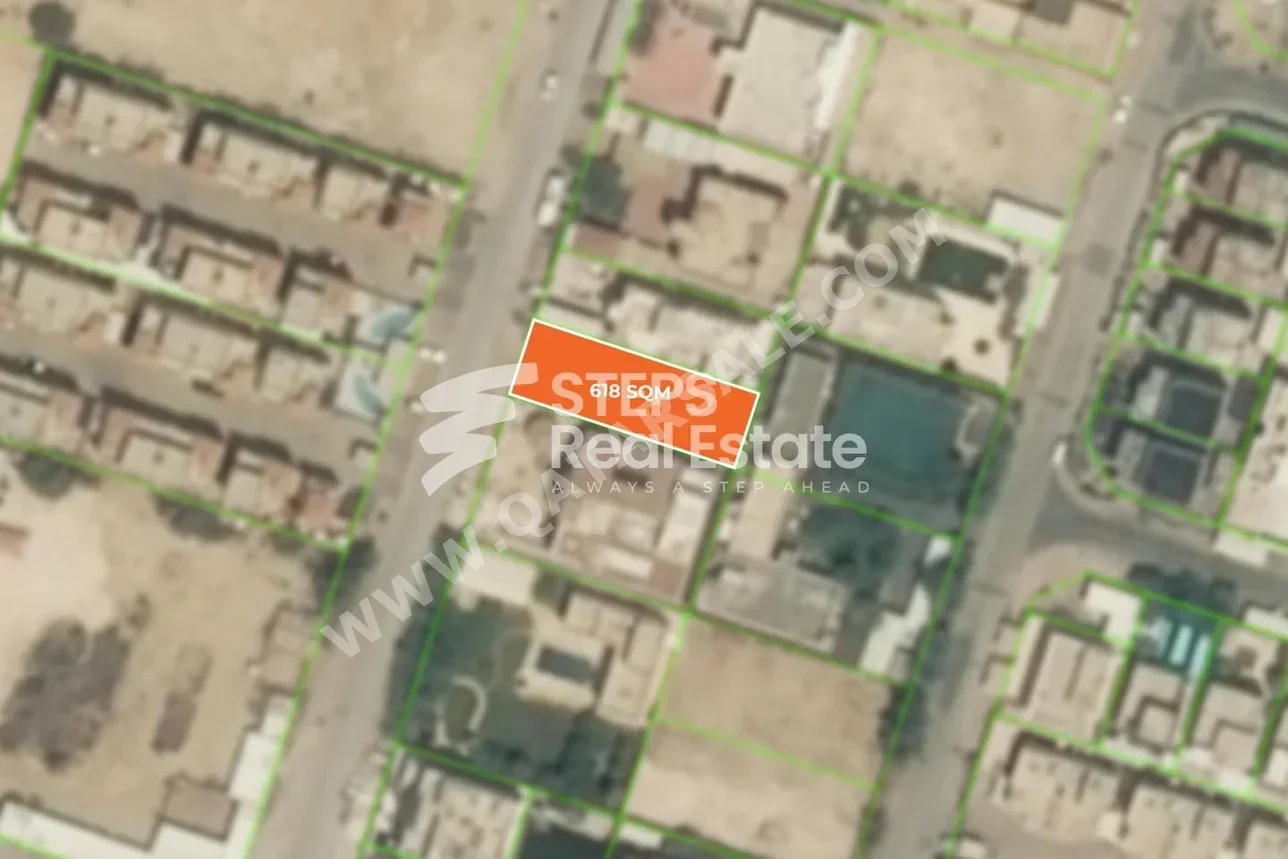 Lands For Sale in Al Daayen  - Al Sakhama  -Area Size 618 Square Meter