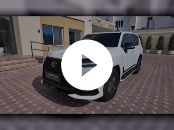 لكزس  ال اكس  600 اف سبورت  2024  اوتوماتيك  51,000 كم  6 سلندر  دفع رباعي  اس يو في  أبيض لؤلؤي  تحت الضمان