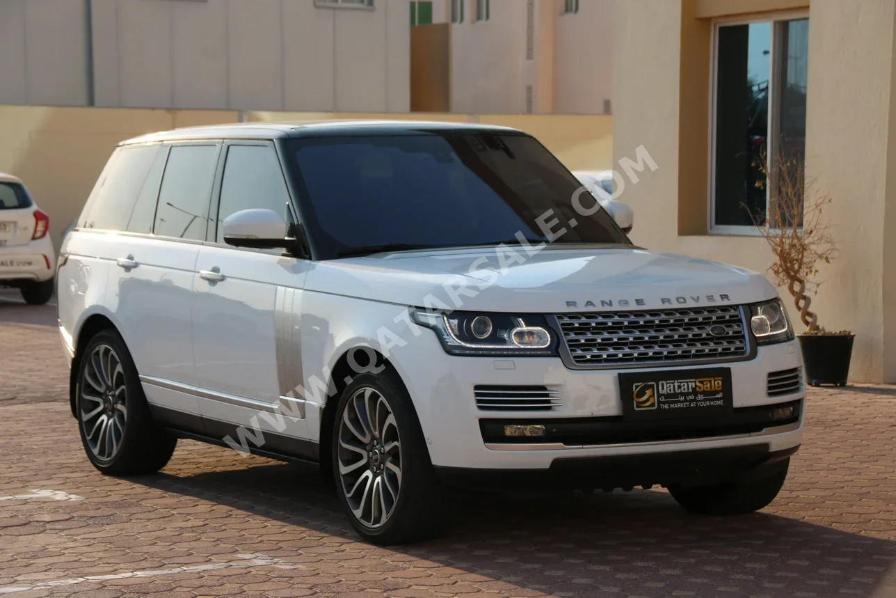 Land Rover  Range Rover  Vogue  Autobiography  2014  Automatic  134,000 Km  8 Cylinder  Four Wheel Drive (4WD)  SUV  White