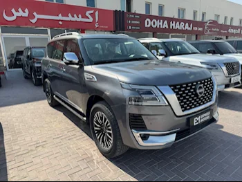 Nissan  Patrol  Platinum  2023  Automatic  0 Km  6 Cylinder  Four Wheel Drive (4WD)  SUV  Gray  With Warranty