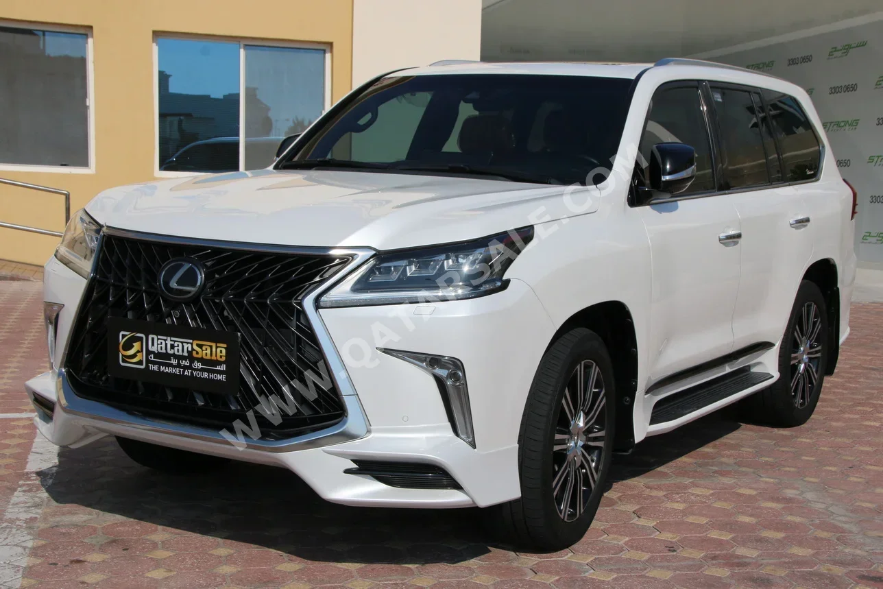  Lexus  LX  570 S  2019  Automatic  65,000 Km  8 Cylinder  Four Wheel Drive (4WD)  SUV  White  With Warranty