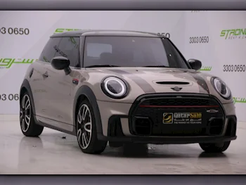 Mini  Cooper  JCW  2023  Automatic  58,000 Km  4 Cylinder  Front Wheel Drive (FWD)  Hatchback  Gray  With Warranty