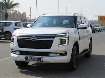 Nissan  Patrol  Platinum turbo  2025  Automatic  0 Km  6 Cylinder  Four Wheel Drive (4WD)  SUV  White  With Warranty
