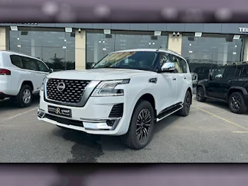  Nissan  Patrol  Platinum  2023  Automatic  0 Km  6 Cylinder  Four Wheel Drive (4WD)  SUV  White  With Warranty