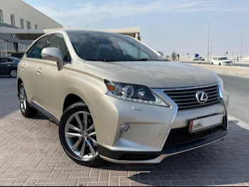 Lexus  RX  350  2013  Automatic  103,000 Km  6 Cylinder  Four Wheel Drive (4WD)  SUV  Gold