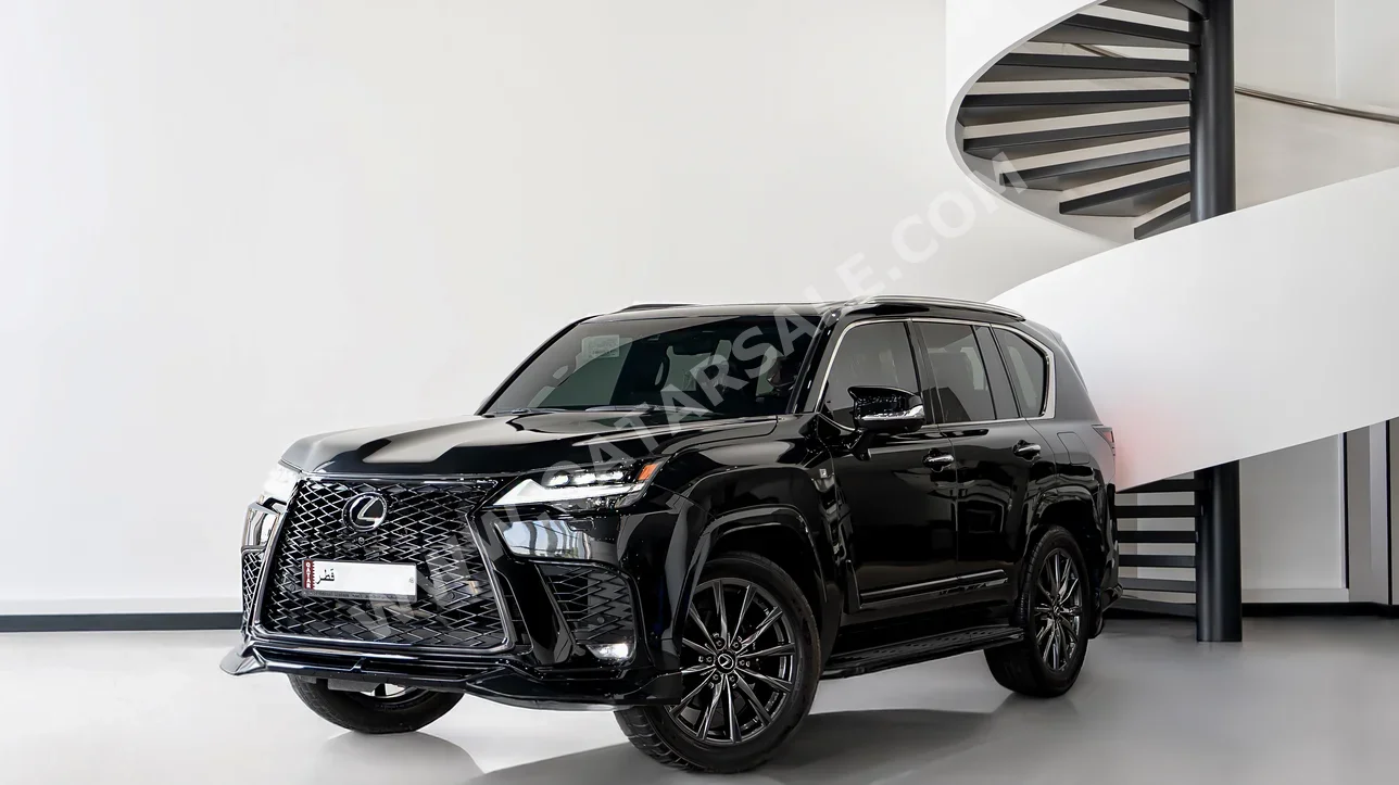Lexus  LX  600 F Sport  2024  Automatic  30,450 Km  6 Cylinder  Four Wheel Drive (4WD)  SUV  Black  With Warranty