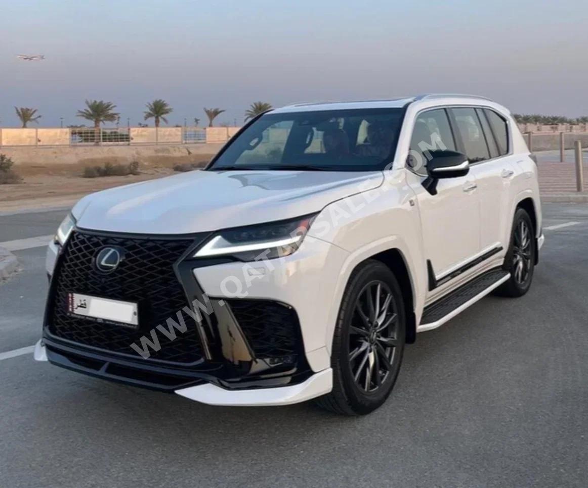 Lexus  LX  600 F Sport  2023  Automatic  23,000 Km  6 Cylinder  All Wheel Drive (AWD)  Sedan  White  With Warranty