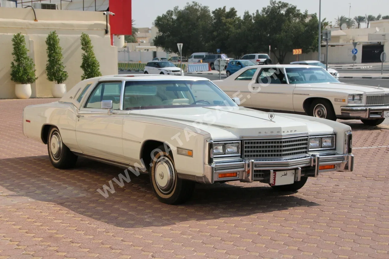 Cadillac  Eldorado  1978  Automatic  60,000 Km  8 Cylinder  Rear Wheel Drive (RWD)  Classic  White