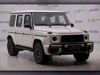 Mercedes-Benz  G-Class  63 Night Pack  2025  Automatic  8,000 Km  8 Cylinder  Four Wheel Drive (4WD)  SUV  White  With Warranty