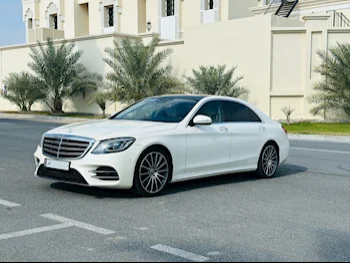 Mercedes-Benz  S-Class  450  2018  Automatic  146,000 Km  6 Cylinder  Rear Wheel Drive (RWD)  Sedan  White