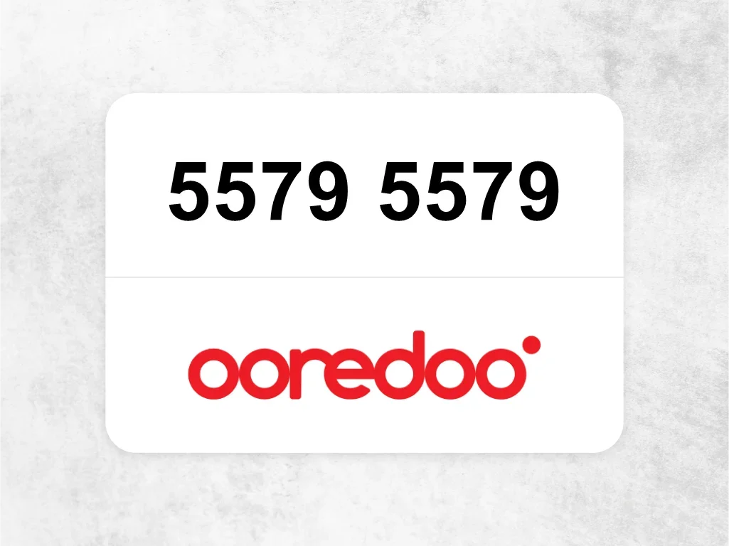 Ooredoo Mobile Phone  5579 5579