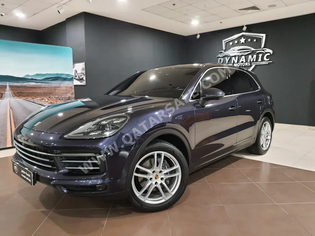 Porsche  Cayenne  2019  Automatic  95,000 Km  6 Cylinder  Four Wheel Drive (4WD)  SUV  Dark Blue  With Warranty