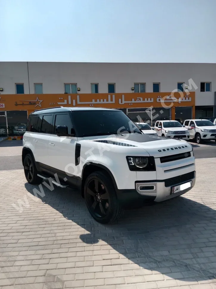 Land Rover  Defender  110  2024  Automatic  57,000 Km  6 Cylinder  Four Wheel Drive (4WD)  SUV  White  With Warranty