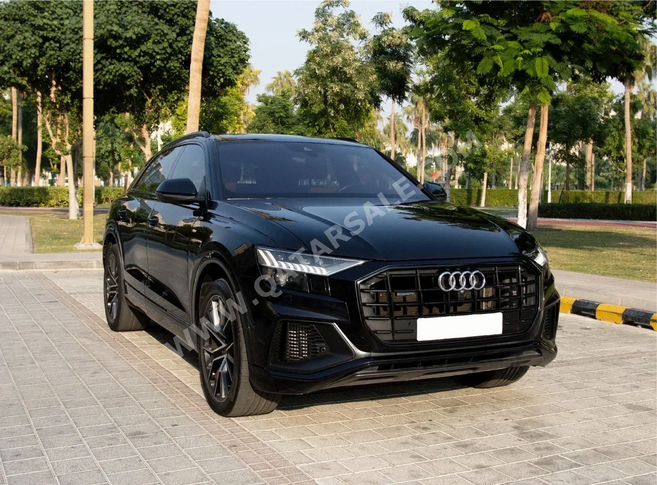 Audi  Q8  S-Line  2019  Automatic  75,000 Km  6 Cylinder  All Wheel Drive (AWD)  SUV  Black