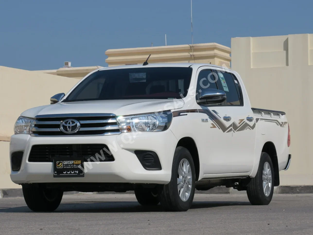  Toyota  Hilux  2024  Automatic  50,000 Km  4 Cylinder  Rear Wheel Drive (RWD)  Pick Up  White  With Warranty