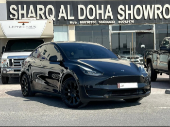تسلا  واي  2023  اوتوماتيك  60,000 كم  0 سلندر  دفع رباعي  اس يو في  أسود  تحت الضمان
