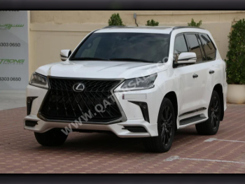 Lexus  LX  570 S Black Edition  2020  Automatic  48,000 Km  8 Cylinder  Four Wheel Drive (4WD)  SUV  White