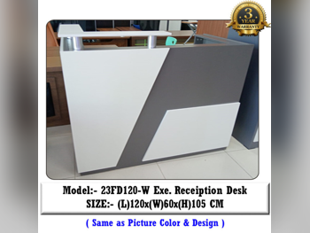 المكاتب ومكاتب الحاسوب - مكتب الاستقبال  - أبيض