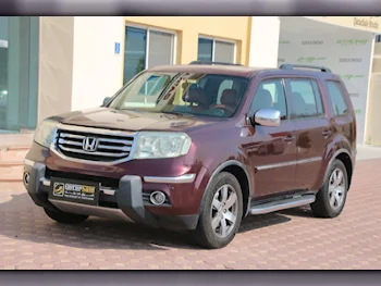  Honda  Pilot  Touring  2015  Automatic  310,000 Km  6 Cylinder  Four Wheel Drive (4WD)  SUV  Maroon  With Warranty