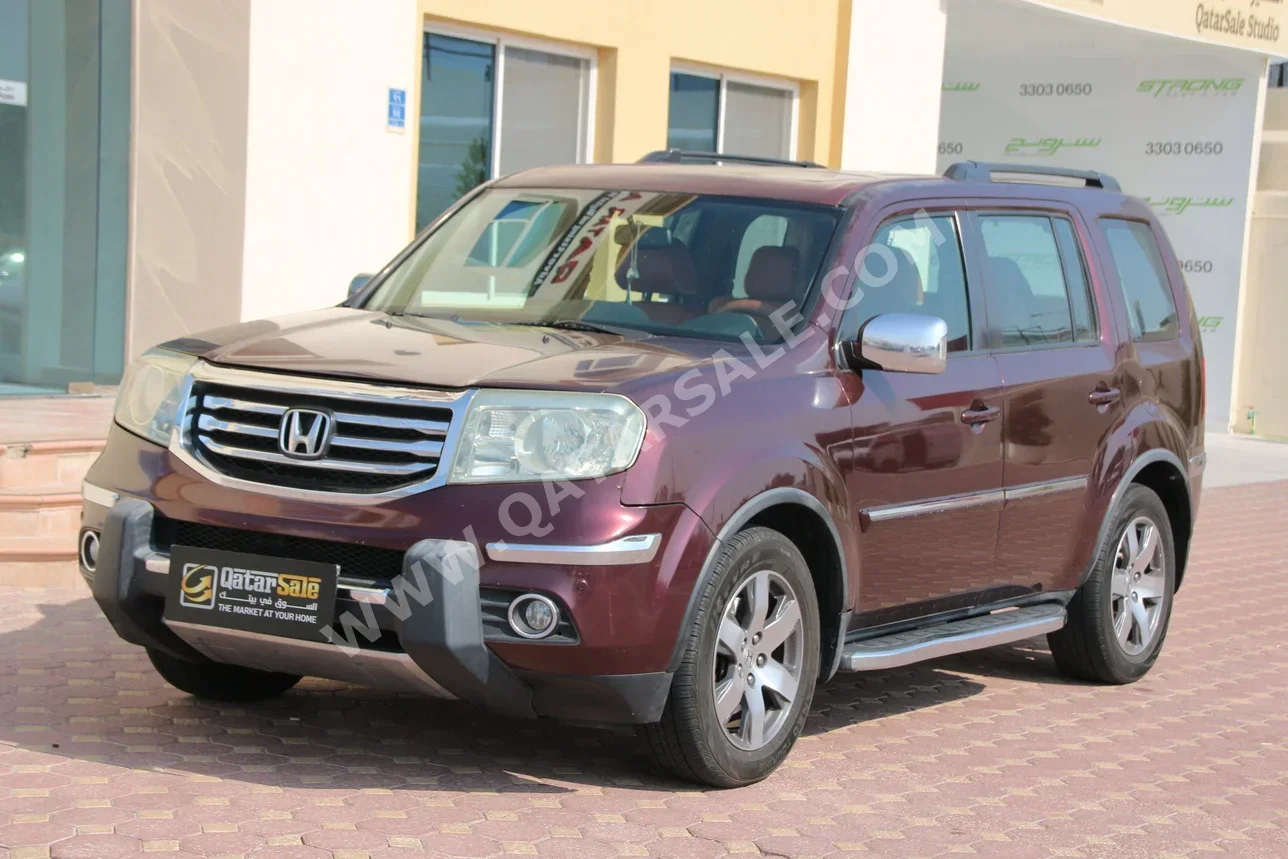  Honda  Pilot  Touring  2015  Automatic  310,000 Km  6 Cylinder  Four Wheel Drive (4WD)  SUV  Maroon  With Warranty