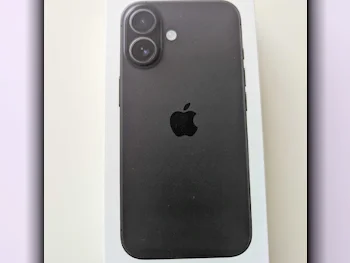 Apple  - Iphone 16  - Black  - 128 GB  - Under Warranty