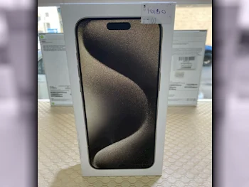 Apple  - iPhone 15  - Pro Max  - Natural Titanium  - 256 GB