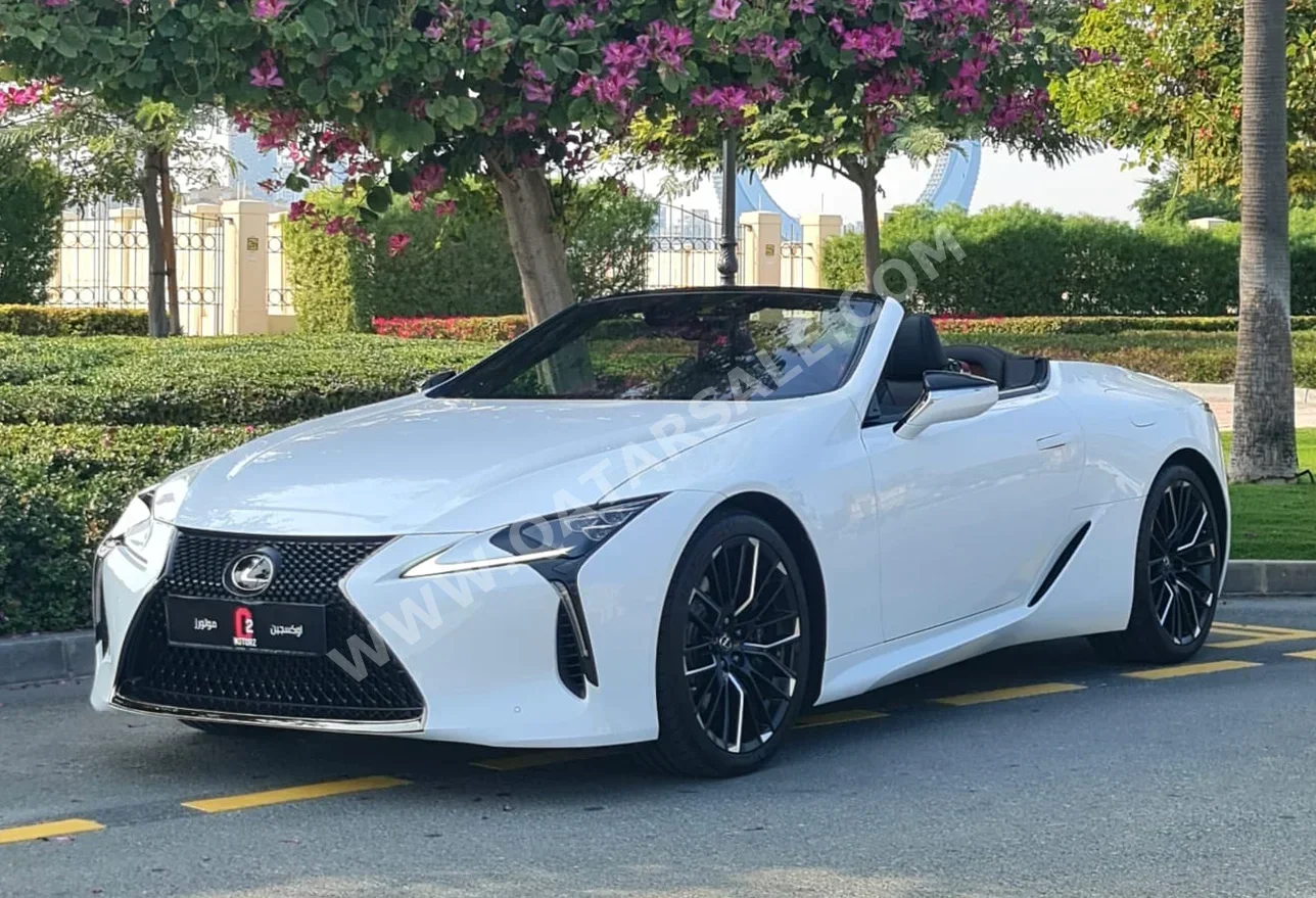  Lexus  LC  500  2023  Automatic  6,000 Km  8 Cylinder  Rear Wheel Drive (RWD)  Coupe / Sport  White  With Warranty