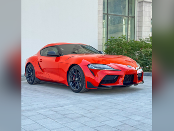 Toyota  Supra  GR  2024  Automatic  37,000 Km  6 Cylinder  Rear Wheel Drive (RWD)  Coupe / Sport  Orange  With Warranty