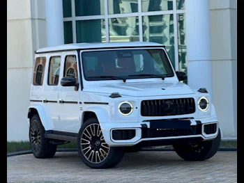 Mercedes-Benz  G-Class  63 AMG  2025  Automatic  1,200 Km  8 Cylinder  Four Wheel Drive (4WD)  SUV  White  With Warranty