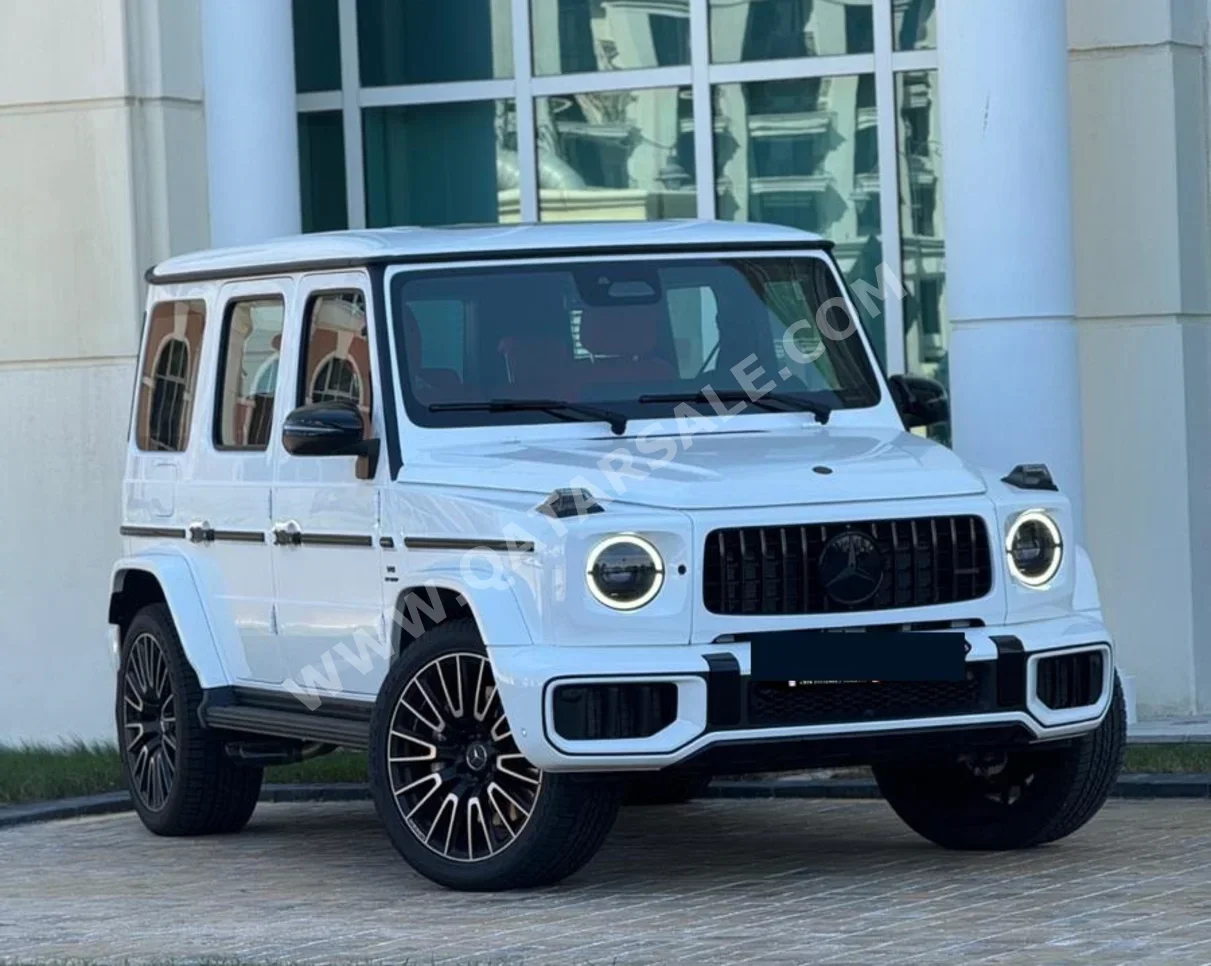 Mercedes-Benz  G-Class  63 AMG  2025  Automatic  1,200 Km  8 Cylinder  Four Wheel Drive (4WD)  SUV  White  With Warranty