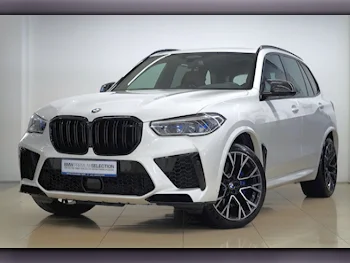 BMW  X-Series  X5 M  2020  Automatic  68,600 Km  8 Cylinder  Four Wheel Drive (4WD)  SUV  White  With Warranty