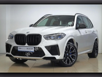 BMW  X-Series  X5 M  2020  Automatic  68,600 Km  8 Cylinder  Four Wheel Drive (4WD)  SUV  White  With Warranty