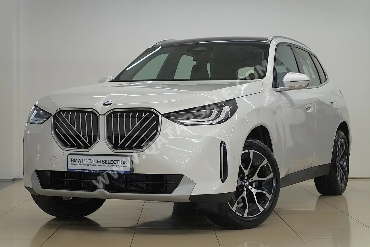 BMW  X-Series  X3  2025  Automatic  100 Km  4 Cylinder  Rear Wheel Drive (RWD)  SUV  White  With Warranty