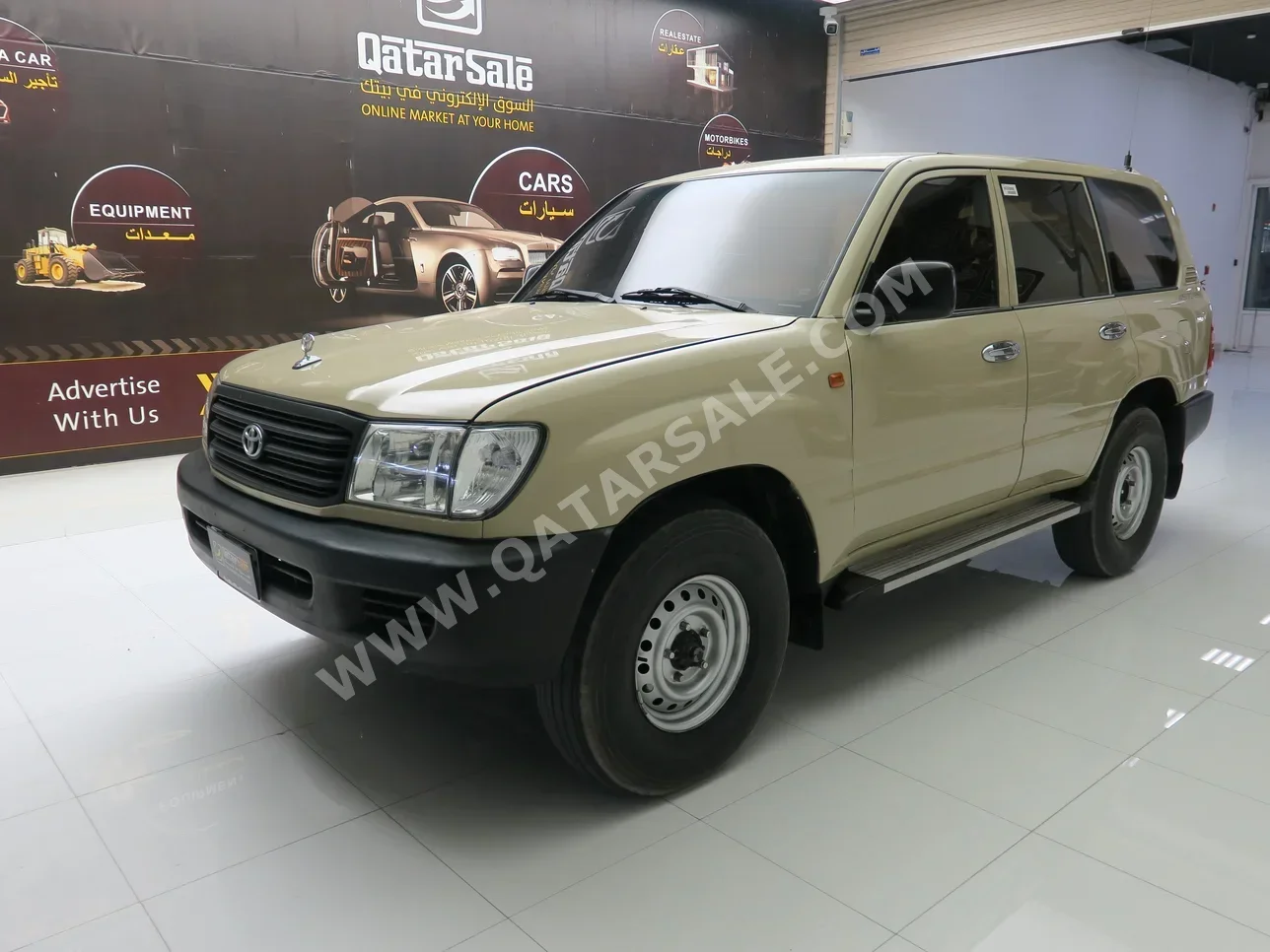 Toyota  Land Cruiser  G  2001  Manual  341,000 Km  6 Cylinder  Four Wheel Drive (4WD)  SUV  Beige