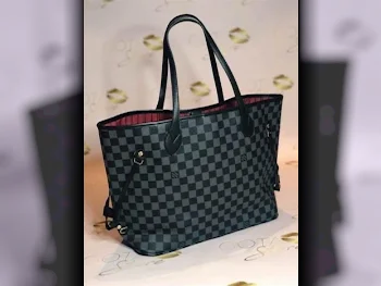 Tote Bag  - Louis Vuitton  - Black  - Genuine Leather  - For Women